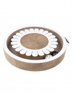 District 70 Rascador BLOOM Interactivo de Cartón Blanco -...