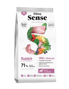 SENSE Conejo Grain Free 10kg - Pienso para Perros