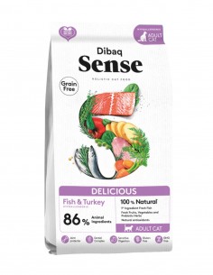 SENSE Salmón, Arenque y Pavo Grain Free 1,5kg - Pienso...