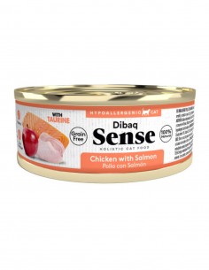 SENSE Pollo, Salmón y Manzana 70g - Comida Húmeda para Gatos