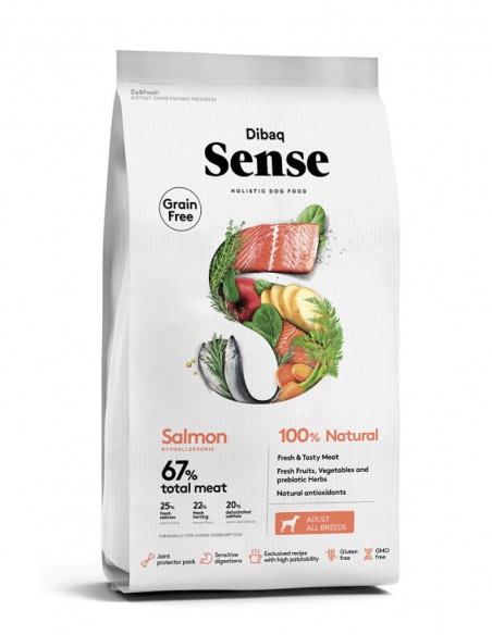 SENSE Salmón Grain Free 12kg - Pienso para Perros