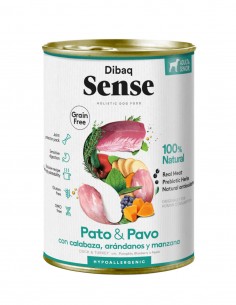 SENSE Pato y Pavo 380g - Comida Húmeda para Perros SENIOR