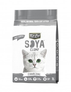 Kit Cat SoyaClump Arena de Soja Eco - Carbón Activo 7L