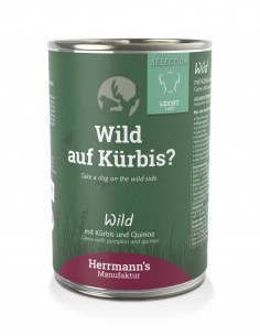 HERRMANN'S Venado y Calabaza 400g - Comida Húmeda LIGHT...