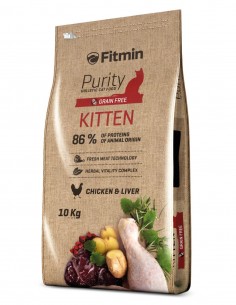 FITMIN Kitten Pollo Grain Free 10kg - Para KITTEN