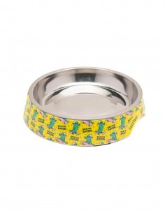 FUZZYARD Sk8ter Gator - Comedero Plano para Gatos