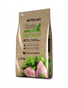 FITMIN Castrate Pollo Grain Free 1,5kg - Para Gatos...