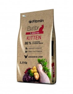 FITMIN Kitten Pollo Grain Free 1,5kg - Para KITTEN
