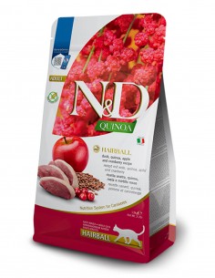 FARMINA ND Quinoa Hairball - Pato y Arándanos 1,5kg -...