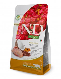 FARMINA ND Quinoa Skin Coat - Codorniz y Coco 1,5kg -...