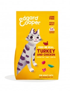EDGARD & COOPER Pavo y Pollo con Valeriana 2kg - Pienso...