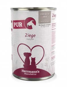 HERRMANN'S PURE Cabra 400g - Comida Húmeda para Perros y...