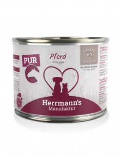 HERRMANN'S PURE Caballo 200g - Comida Húmeda para Perros...
