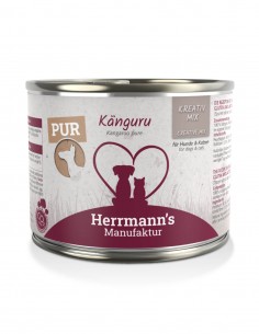HERRMANN'S PURE Canguro 200g - Comida Húmeda para Perros...