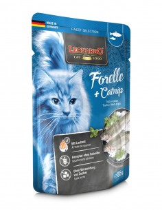 Leonardo Finest Selection Trucha y Menta 85g - Para Gatos