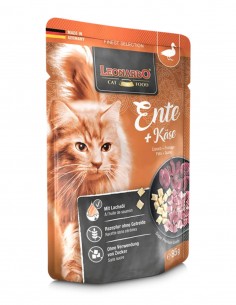 Leonardo Finest Selection Pato y Queso 85g - Para Gatos
