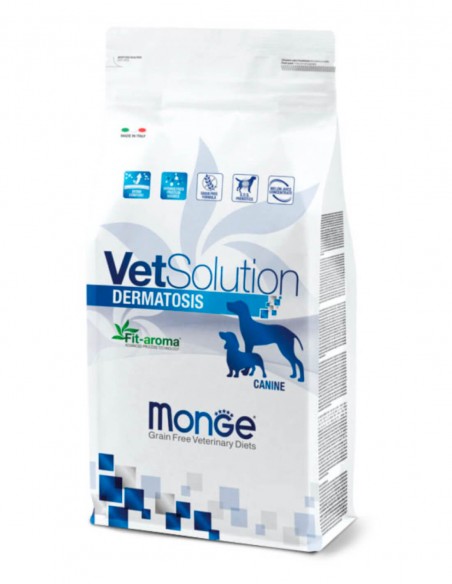 MONGE Vet Solution Dermatosis 12 Kg - Pienso para Perros