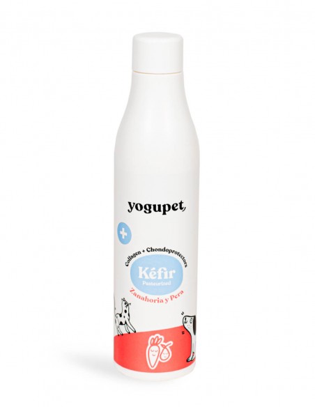 YOGUPET Kéfir Pera y Zanahoria 200ml - Para Perros y Gatos