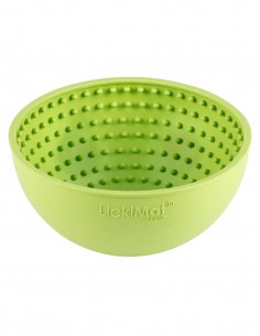 LickiMat Wobble Verde - Comedero Antivoracidad para Perros