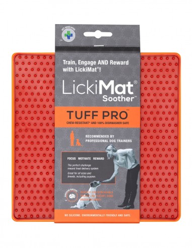 LickiMat TUFF Soother Pro Naranja - Comedero...