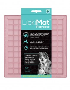 LickiMat Pastels Playdate Guava - Comedero Antivoracidad 2