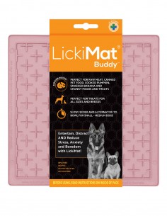 LickiMat Pastels Buddy Guava - Comedero Antivoracidad 2