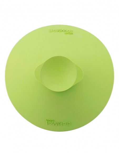 LickiMat Splash Verde - Comedero Antivoracidad para Perros