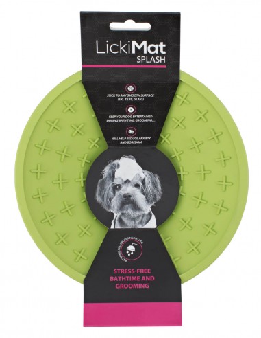 LickiMat Splash Verde - Comedero Antivoracidad...