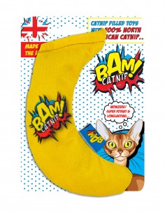 BAM! Catnip Banana - Juguete para Gatos