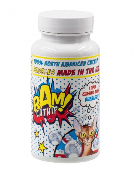 BAM! Catnip Pompas de Catnip 150ml - Juguete para Gatos