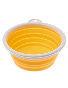 Comedero Plegable para Viajes Amarillo L - Para Perros y... 2