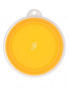 Comedero Plegable para Viajes Amarillo S - Para Perros y...