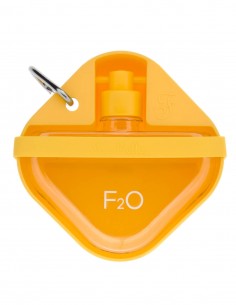 Botella De Viaje Con Cuenco Amarilla 350ml - Para Perros