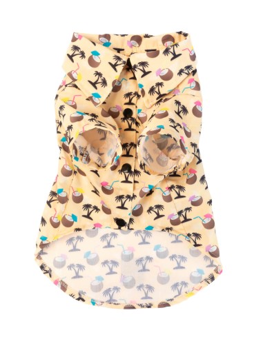 FuzzYard Camisa Hawaiana Sandy Coconut - Talla 1