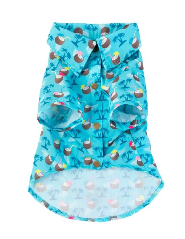 FuzzYard Camisa Hawaiana Blue Oasis - Talla 7