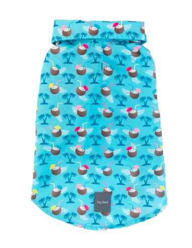 FuzzYard Camisa Hawaiana Blue Oasis - Talla 6