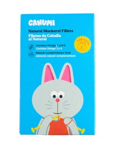 CANUMI Filetes de Caballa del Sur 120g - Para Gatos