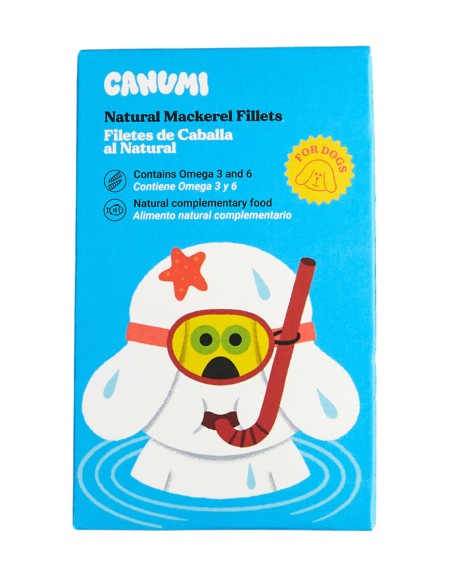 CANUMI Filetes Caballa del Sur 125g - Para Perros