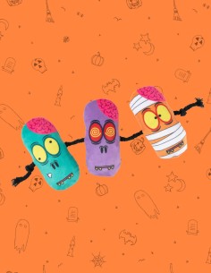 FuzzYard Halloween Cat Toy - Zombie Skewer String 2