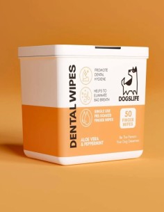 DogsLife Toallitas Dentales - Para Perros 2