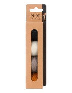 District 70 Pack PURE Pelotas de Fieltro - Para Gatos