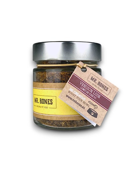 MR. BONES Toppers Lomo de Ciervo 100g - Para Perros y Gatos