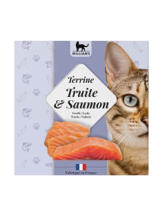 WILLIAM'S Trucha y Salmón 80g - Comida Húmeda para Gatos