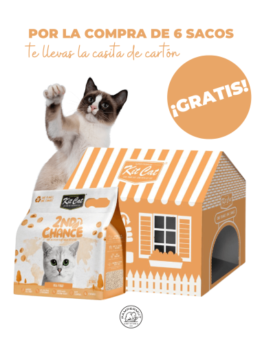 Kit Cat Second Chance - Arena de Cáscara de...
