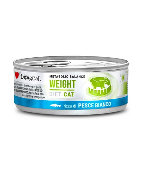 Disugual WET WEIGHT CONTROL Bacalao, Dorada y Lubina 85g - Para Gatos