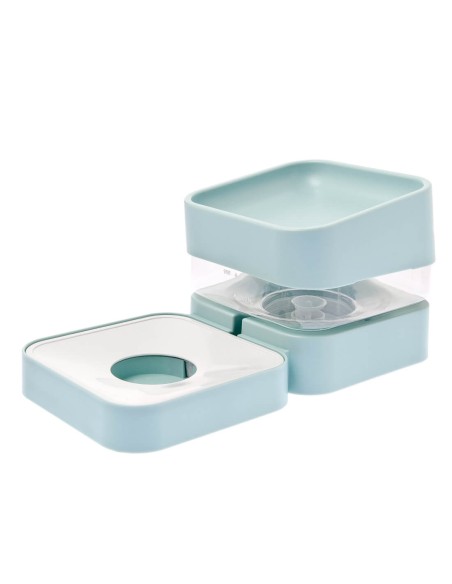 Dispensador de Comida + Agua - Para Perros y Gatos