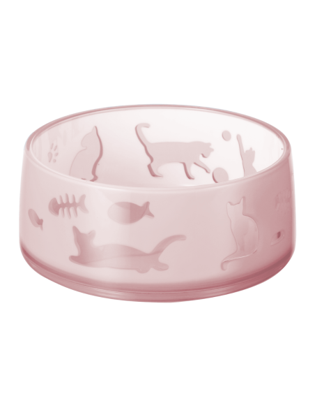 Comedero Duoworld Rosa 330ml - Para Gatos