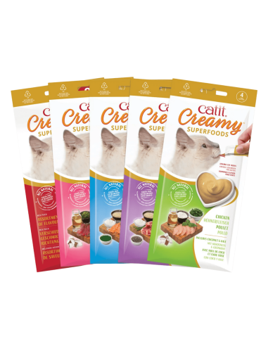 Catit Creamy Superfood Atún, Coco y Wakame...