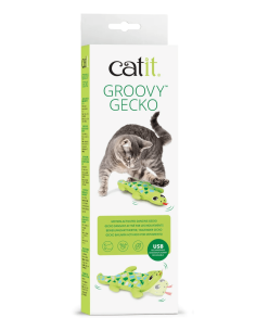 Catit Groovy Gecko - Juguete Activado con el Movimiento... 2
