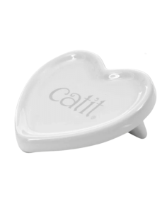 Plato Corazón para Snacks Cremosos - Para Gatos